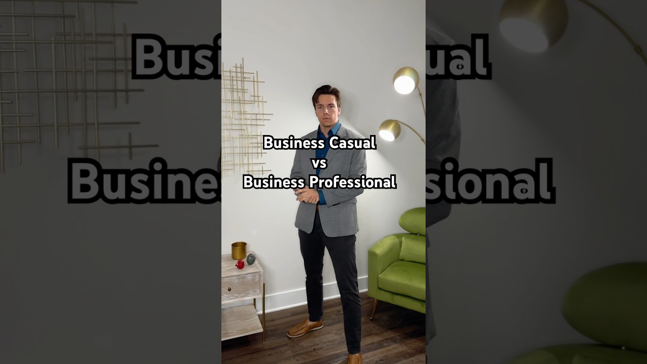 What&rsquo;s the difference between business, casual and business professional outfits? #suit #mensstyle￼
