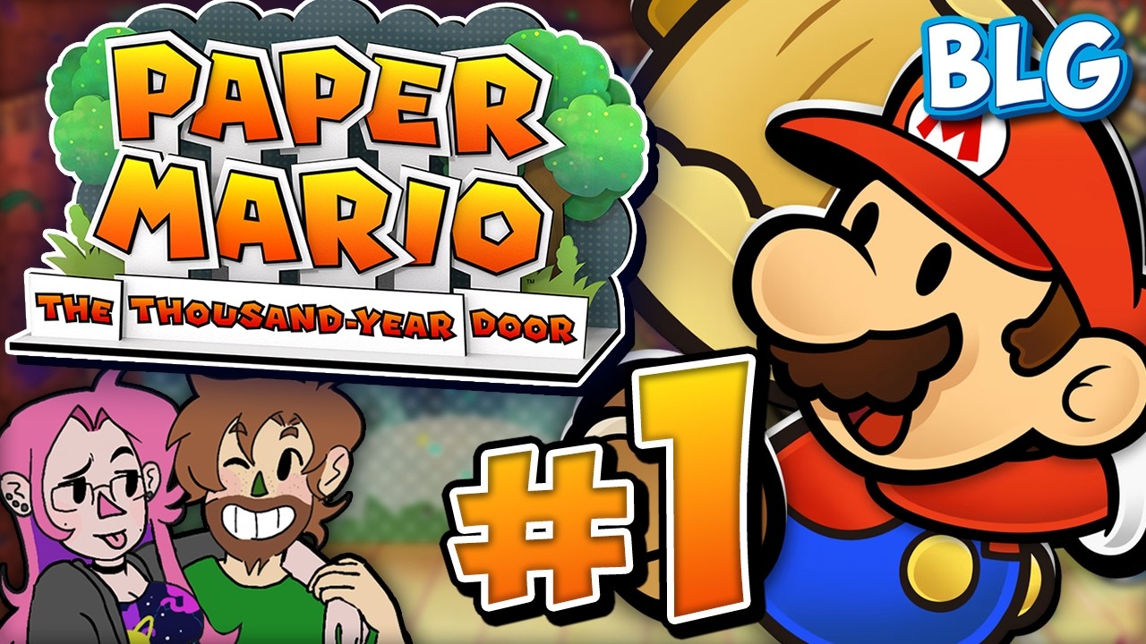 Lets Play Paper Mario: The Thousand Year Door (Switch) - Part 1 - WE'RE SO BACK