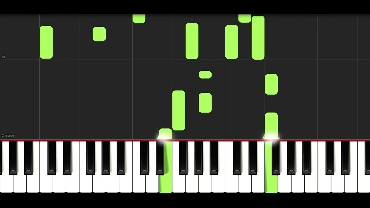 1000 Oceans Tori Amos. Piano cover Synthesia Tutorial