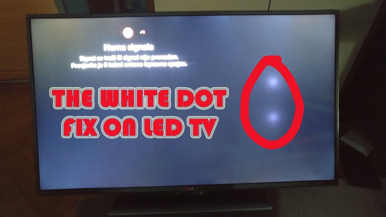 How To Fix Backlight (White Dot) On Lcd Led Tv LG 42 LB 650V