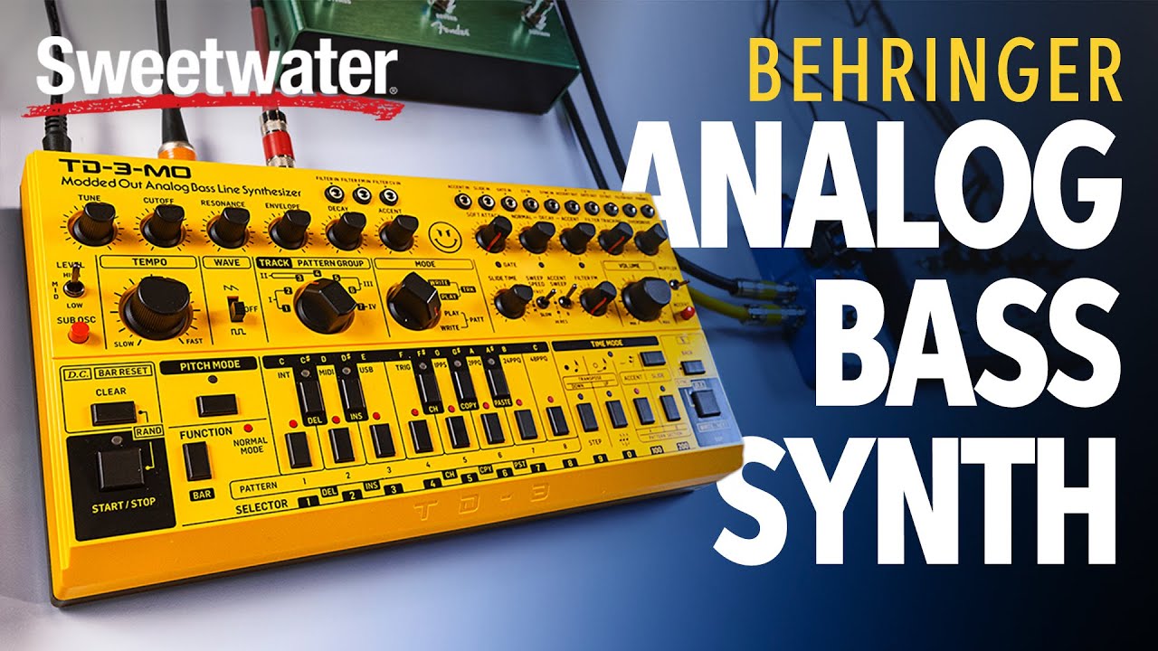 Behringer TD-3-MO Modded Out Analog Bass Line Synthesizer  — Daniel Fisher and Jake Jenkins