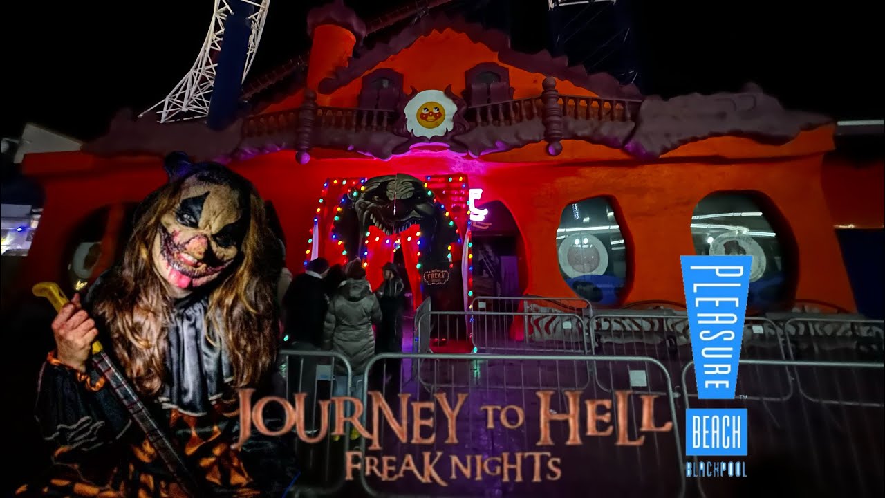 JOURNEY TO HELL FREAK NIGHTS VLOG 2023 | Blackpool Pleasure Beach
