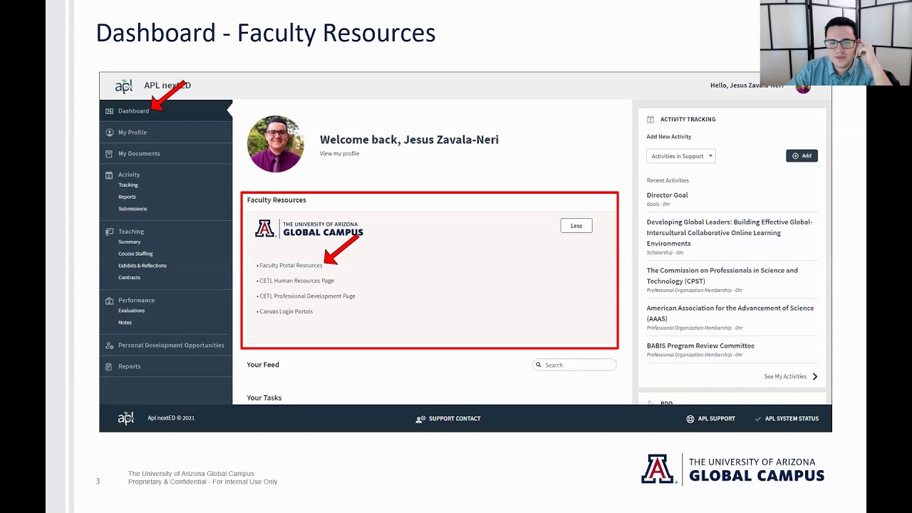 Faculty Portal Training March 2021