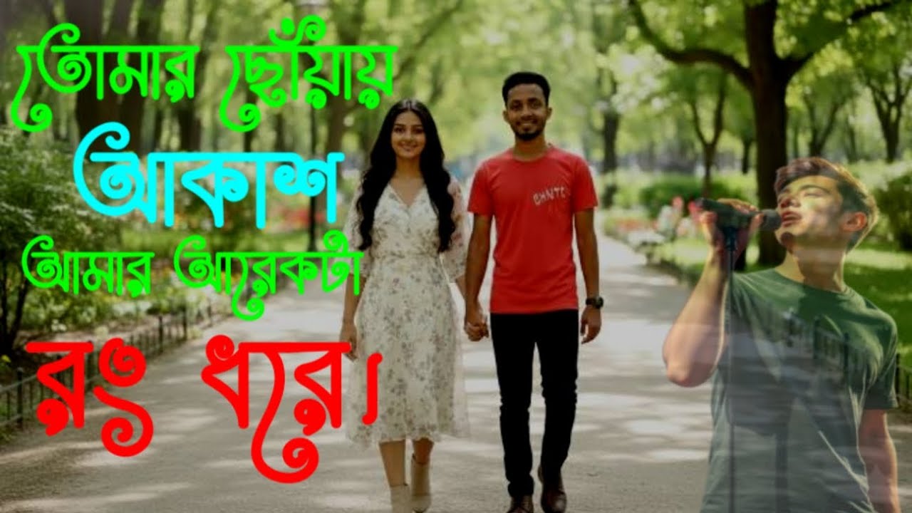 💘তোমার ছোঁয়ায় আকাশ, আমার আরেকটা রং ধরে। আকাশ ভাইয়ের রোমান্টিক গান।