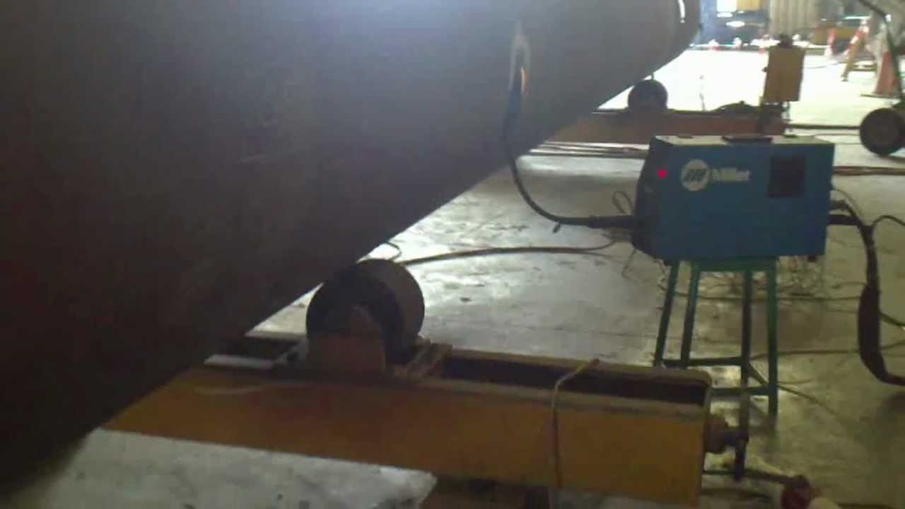 belleli vessels inside welder