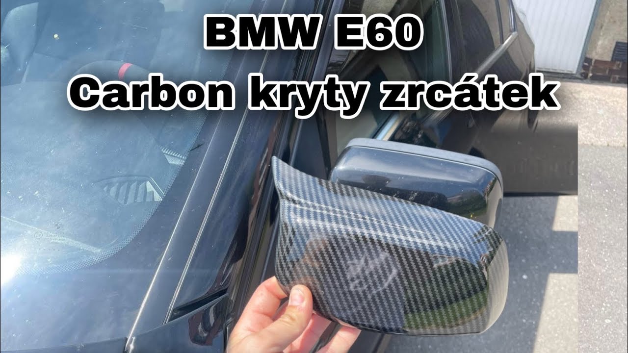 BMW E60 - Carbon kryty zrcátek