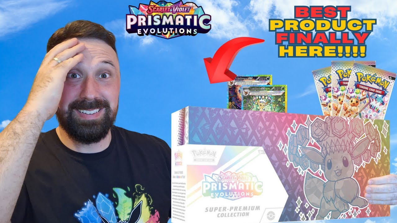 The most HYPED, RARE, CRAZIEST Premium Collection box is here- Prismatic Evolutions Super Premium!