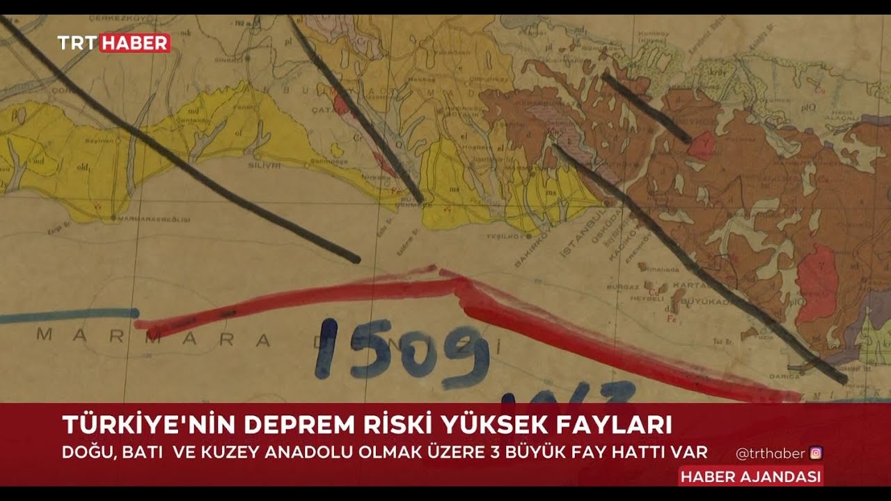 Türkiye'nin Deprem Riski Yüksek Fay Hatları
