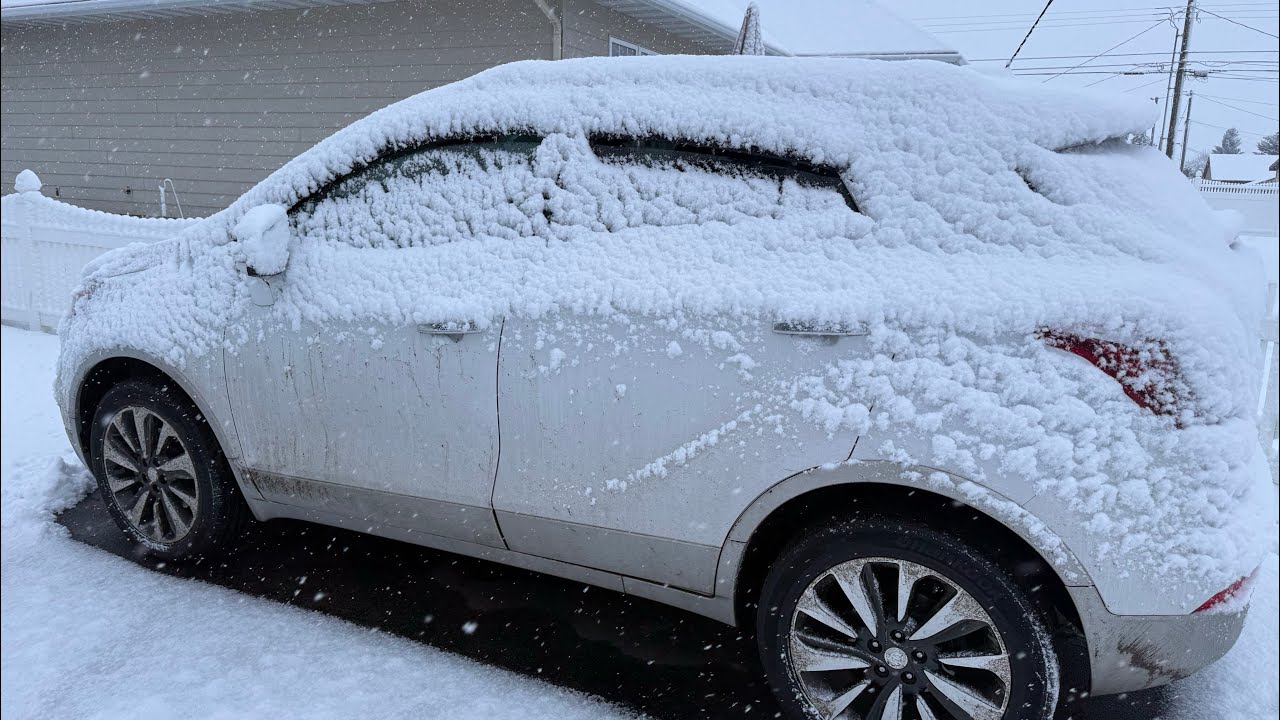 Drive through Butte Montana on a busy snowy morning!