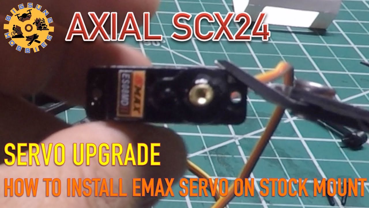 Масштаб 1/24 Axial SXC24 | Модернизация сервопривода — как установить сервопривод Emax с помощью ...
