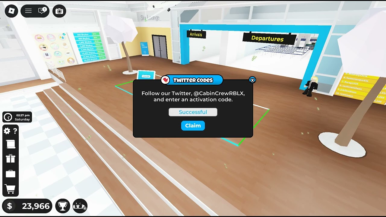 All Codes March 2026 | Cabin Crew Sim