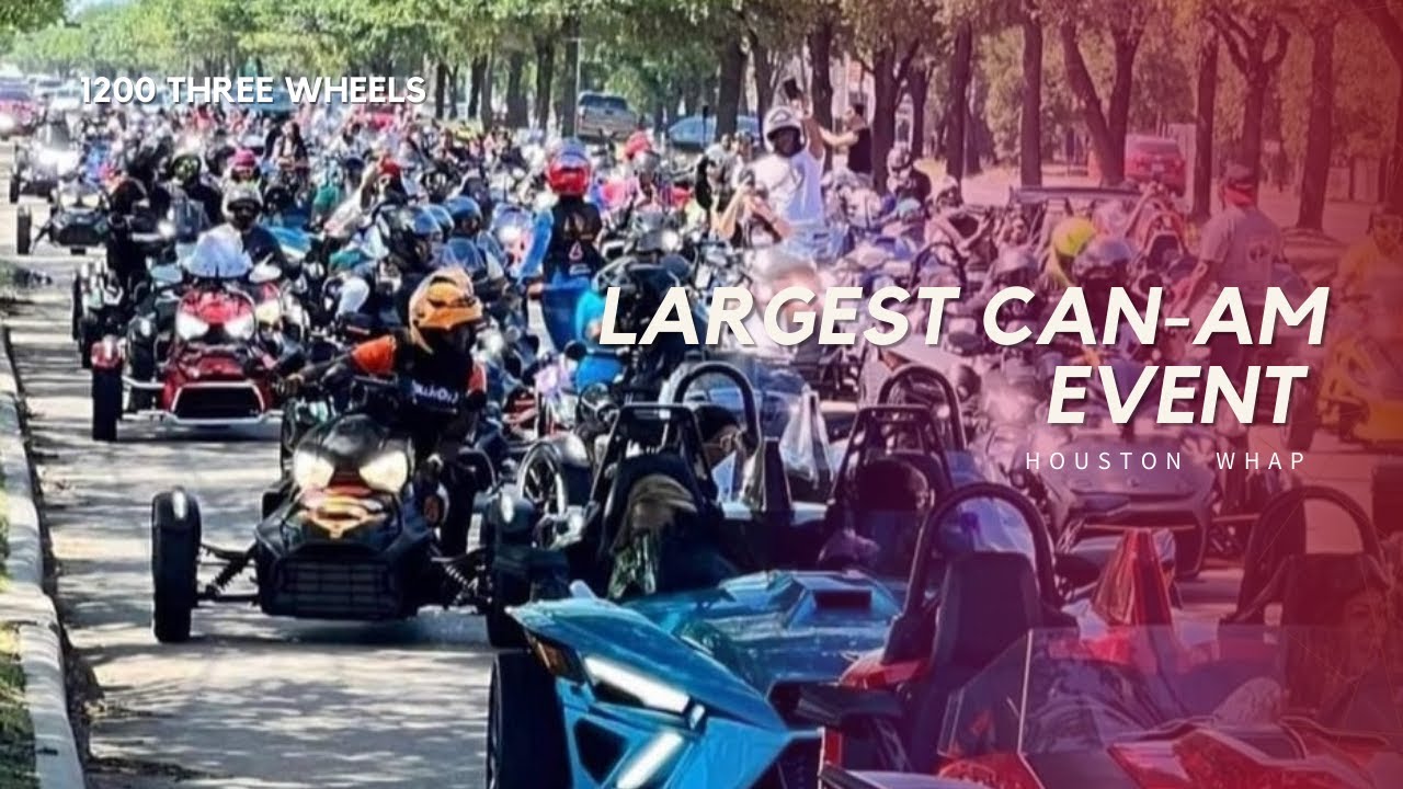Over 1000 Can-Am ride out