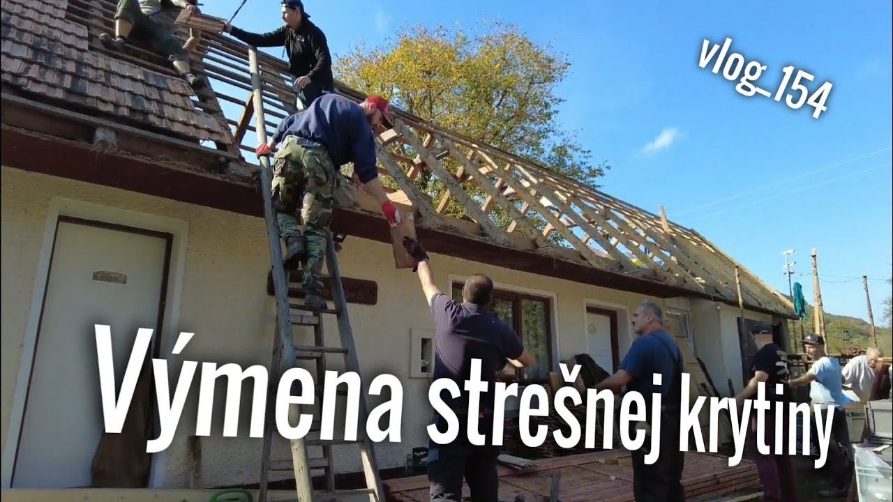 Výmena strešnej krytiny svojpomocne. vlog_154