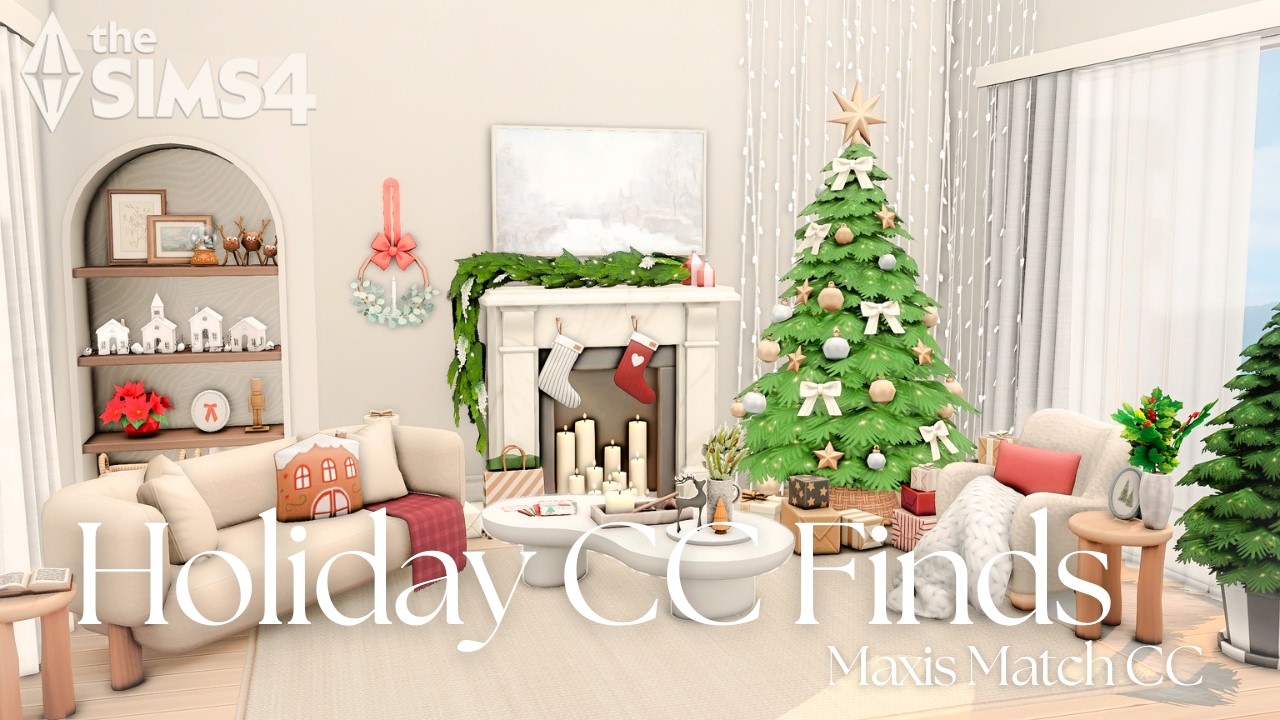 ✨ Праздничные находки Maxis Match CC 🎄 Лучшие рождественские наборы для ваших симов!