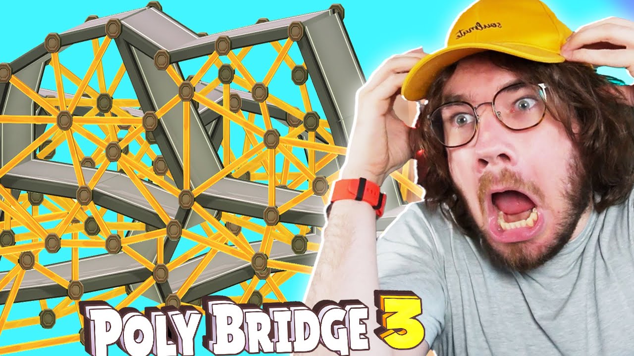 kiedy masz 0 IQ i próbujesz ZBUDOWAĆ MOST... - POLY BRIDGE 3 #02