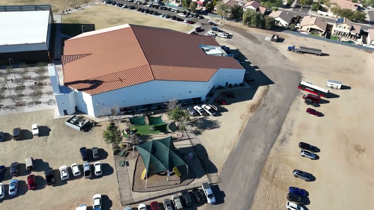 Drone Video Of Thunderbird Amateur Radio Club 2024 Hamfest in Glendale, AZ