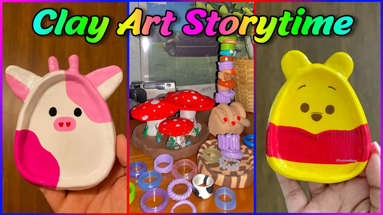 🟢CLAY ART STORYTIME ✨Satisfying And Relaxing Video 🌈 MEmu Wolf || Best TikTok Compilation Part 194