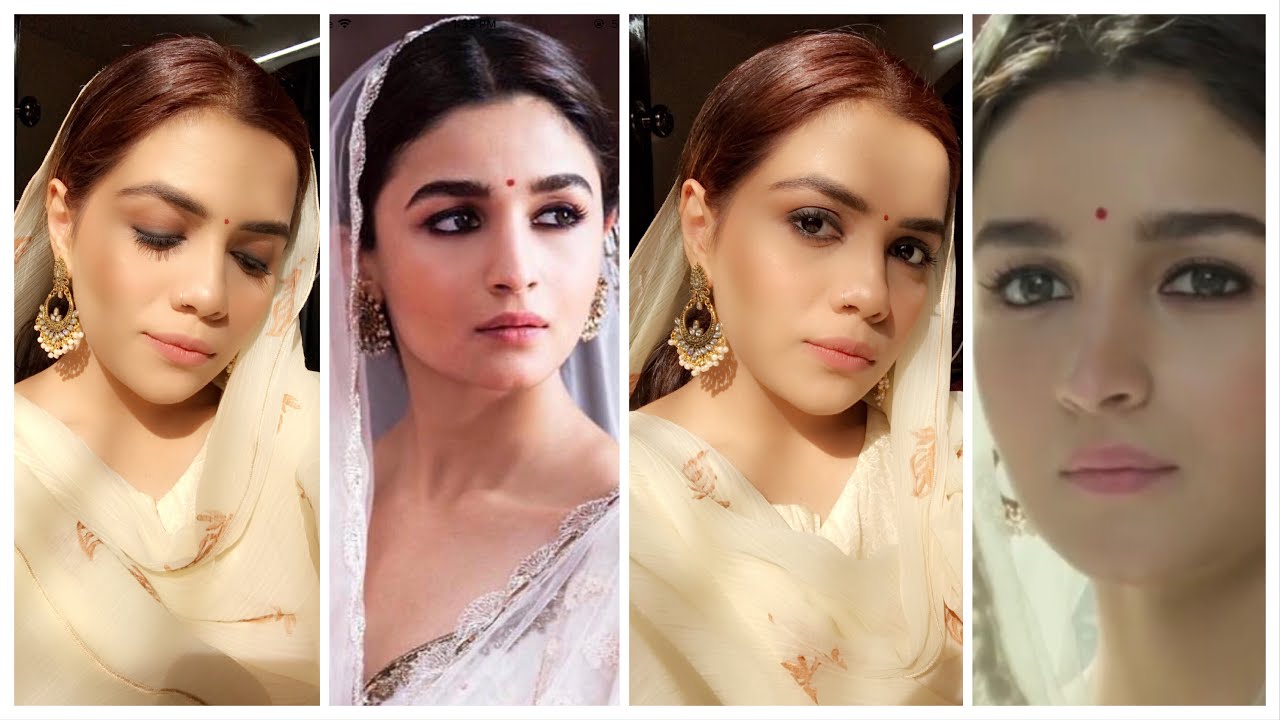 ALIA BHATT KALANK INSPIRED MAKEUP LOOK - DUAA SIDDIQUI