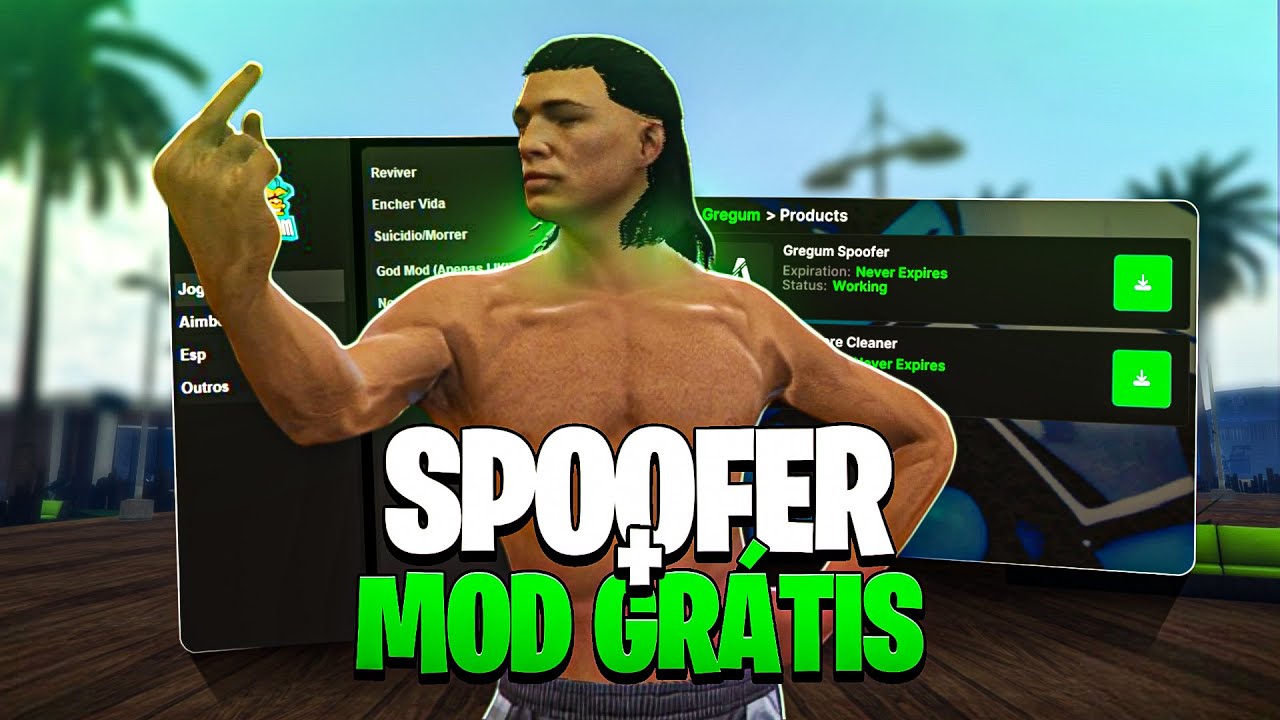 O MELHOR SPOOFER 1 CLICK PARA FIVE M + MOD GRATIS DE BRIND (GTA-RP)