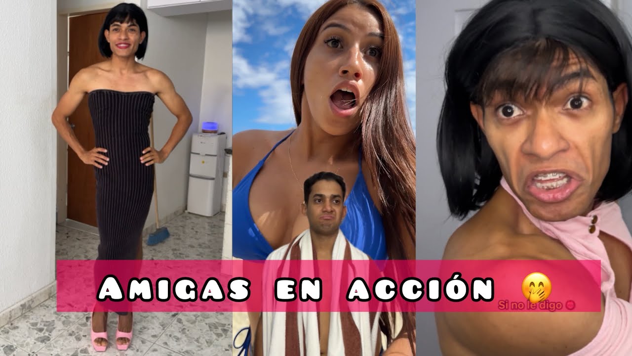 Amigas en acci&oacute;n | lo mejor de Jairito Solano y Aixa Viera | cosas de amigas 🤣 #humor #comedia 