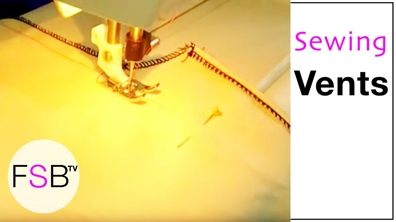 Sewing a Vent