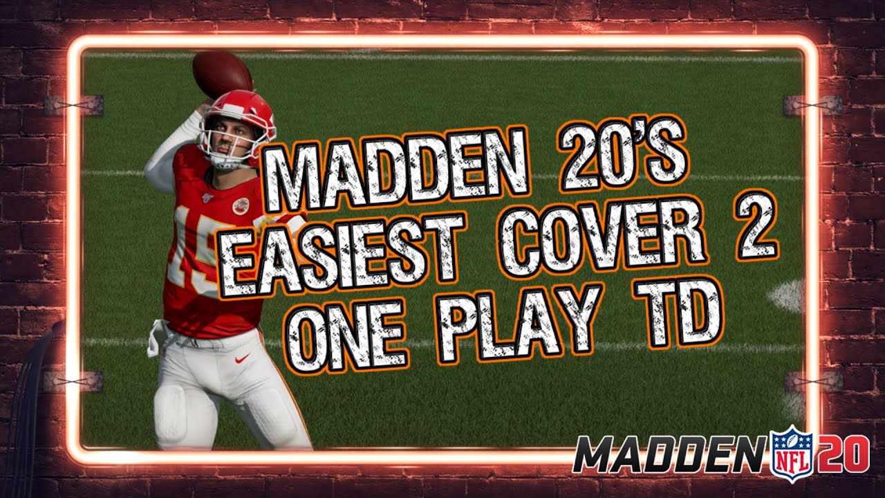 The EASIEST Cover 2 One Play TD in Madden 20!