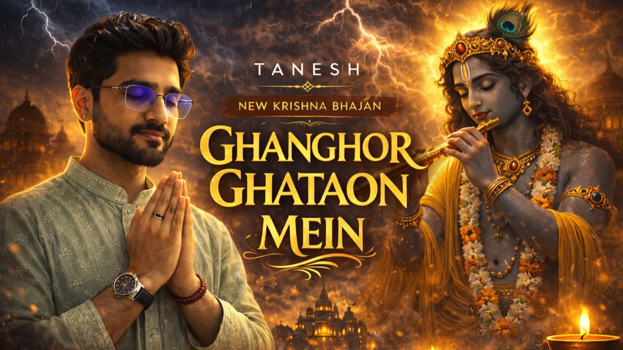 Ghanghor Ghataon Mein | घनघोर घटाओं में | Krishna Bhajan | Tanesh | Devotional Song 2026