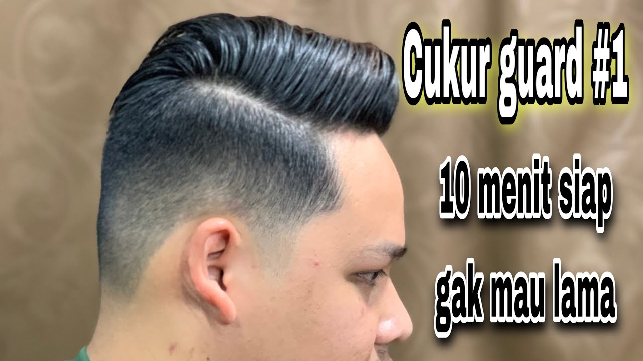 Cara cukur rambut guard 1 , 10 minit siap / pemula boleh coba cara ini 💈✂️