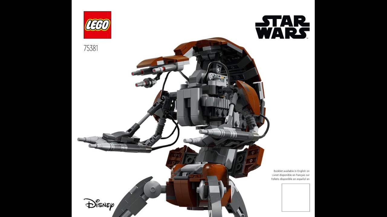 LEGO Instructions | Star Wars | 75381 | Droideka | LEGO Star Wars 25th | Episode I