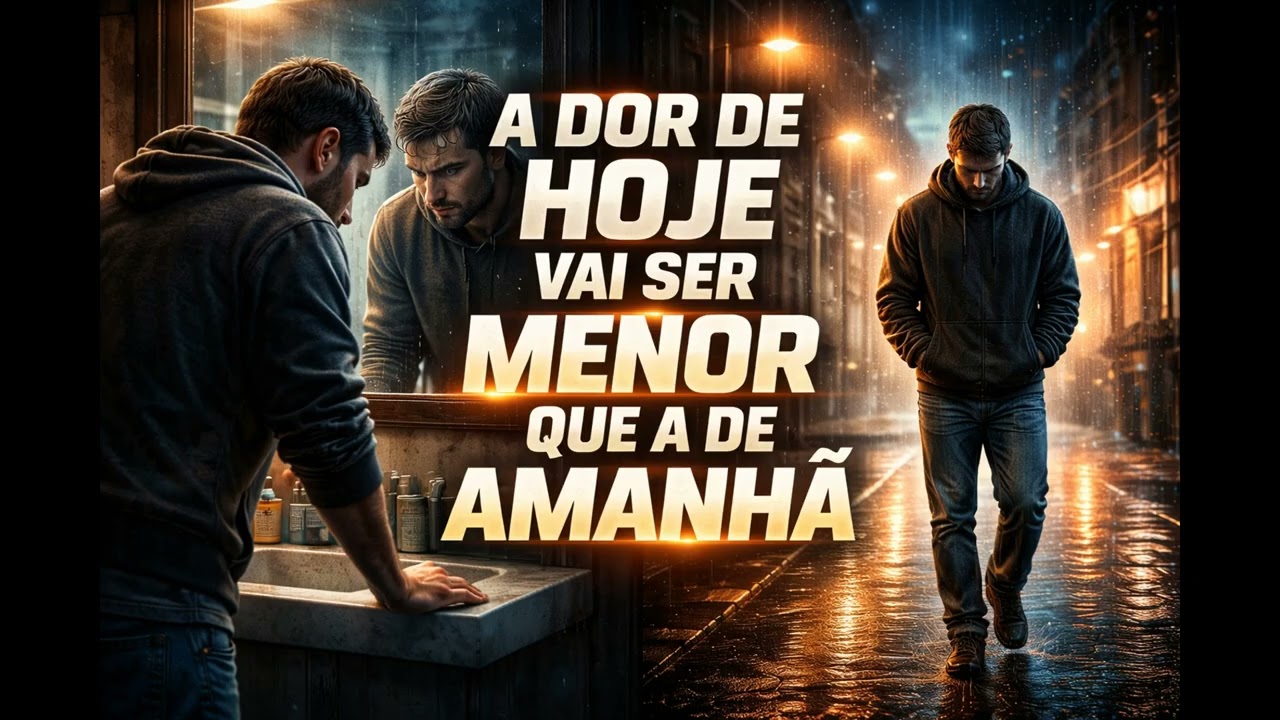 Essa dor de hoje vai ser menor do que a de amanhã