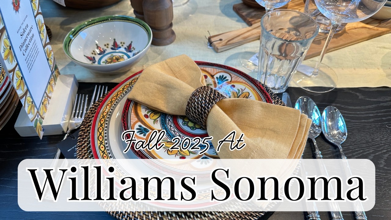 Fall 2025 at Williams Sonoma | Pumpkin Spice, Bakeware & Cozy Finds