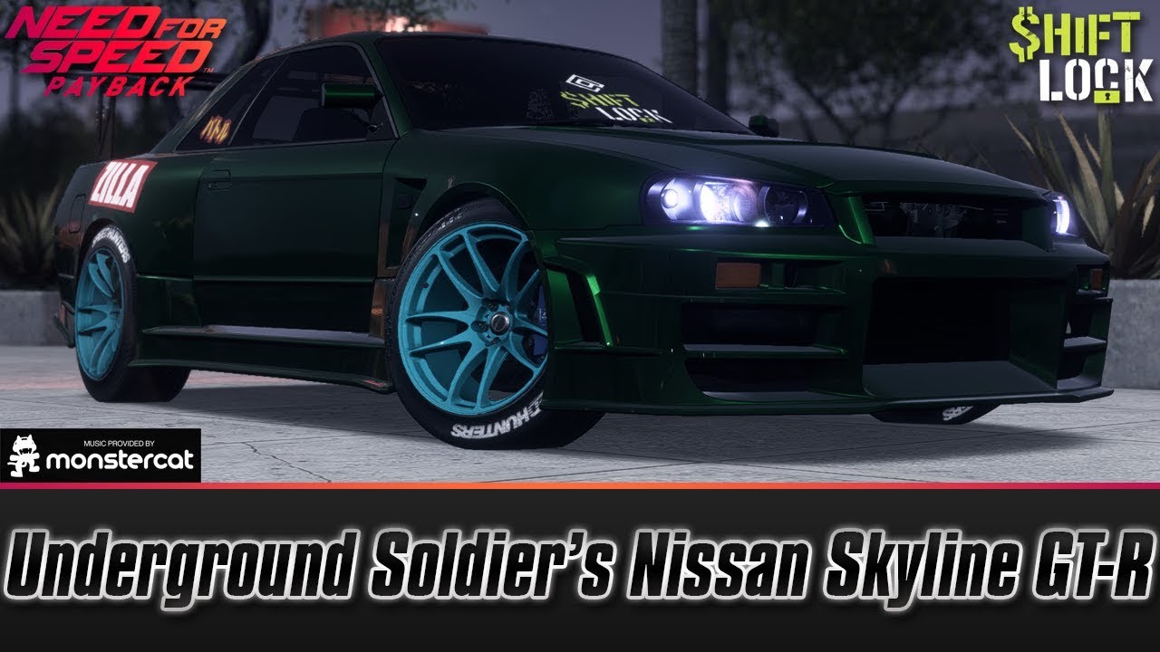 Need For Speed Payback: Underground Soldier's Nissan Skyline GT-R V•Spec (R32) | Abandoned Car