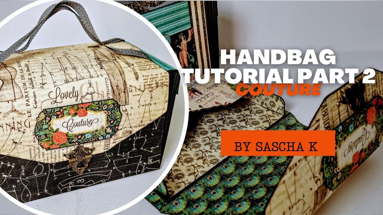 Part 2: Paper Purse - Craft Storage Case Tutorial - Couture - by Sascha K