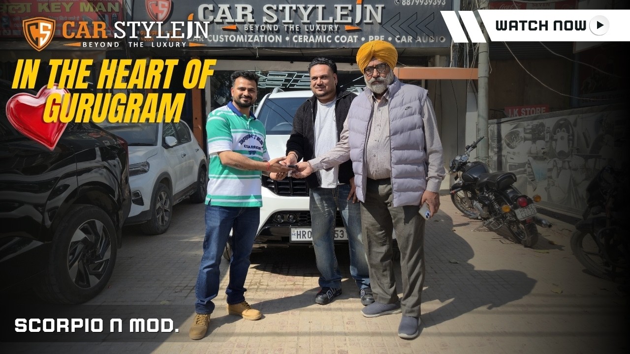 Mafia Scorpio N in The Heart Of Gurugram | Carstylein | scorpio n