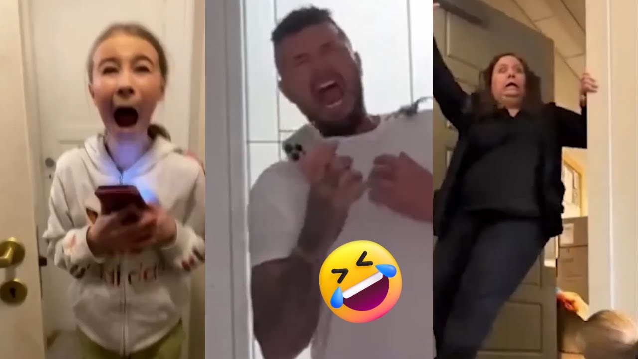 Best SCARE CAM Funniest Reactions🤣#13 | Funny Prank Compilation 😈 | Jump Scare | Funny Fail