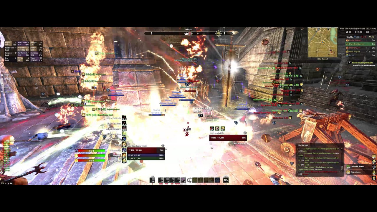 [ESO PvP] Zerg Squad Vs. Azura 