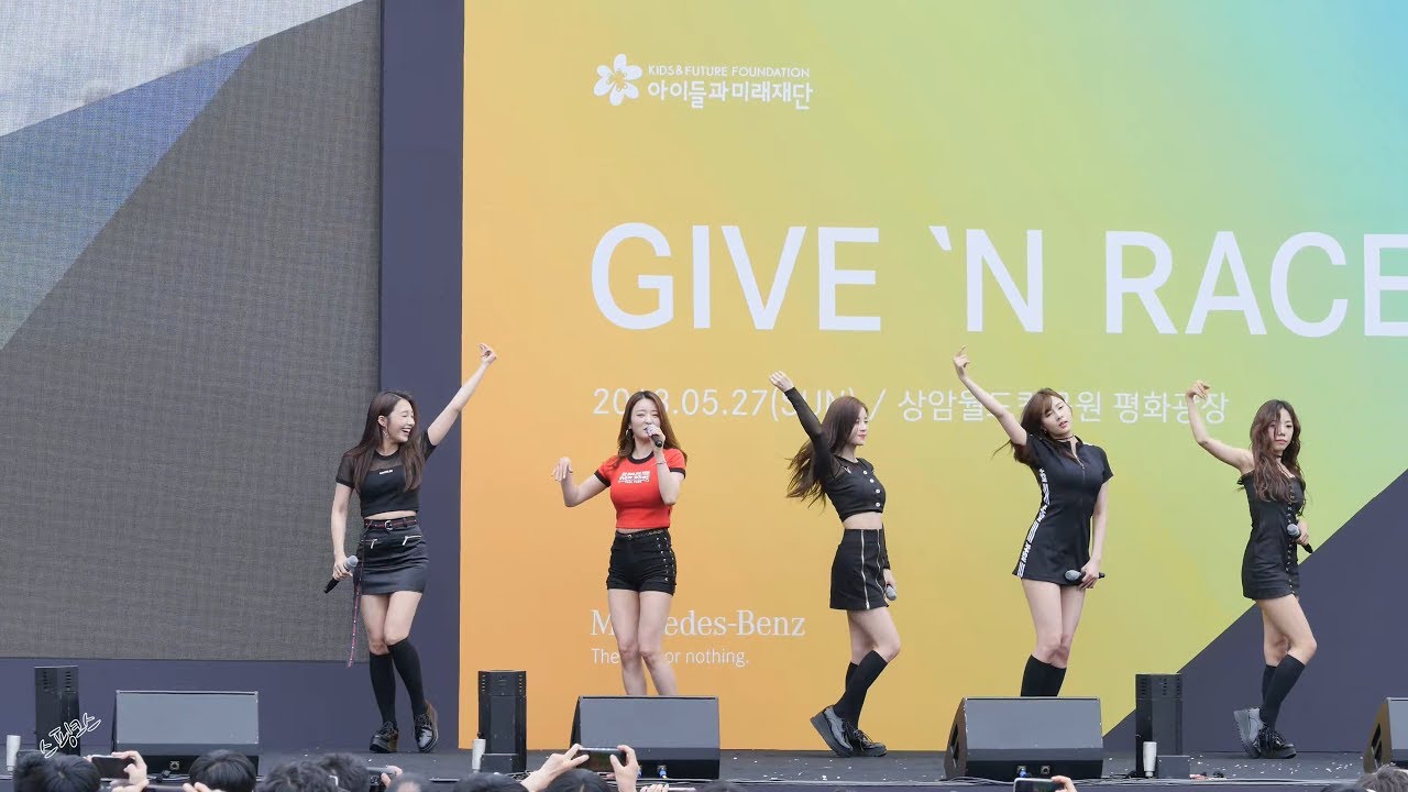 180527 에이핑크, (하영 실수) - NoNoNo, 전체직캠 (APiNK - 노노노, 4K, FANCAM) @벤츠 기브앤콘서트 by SPHiNX