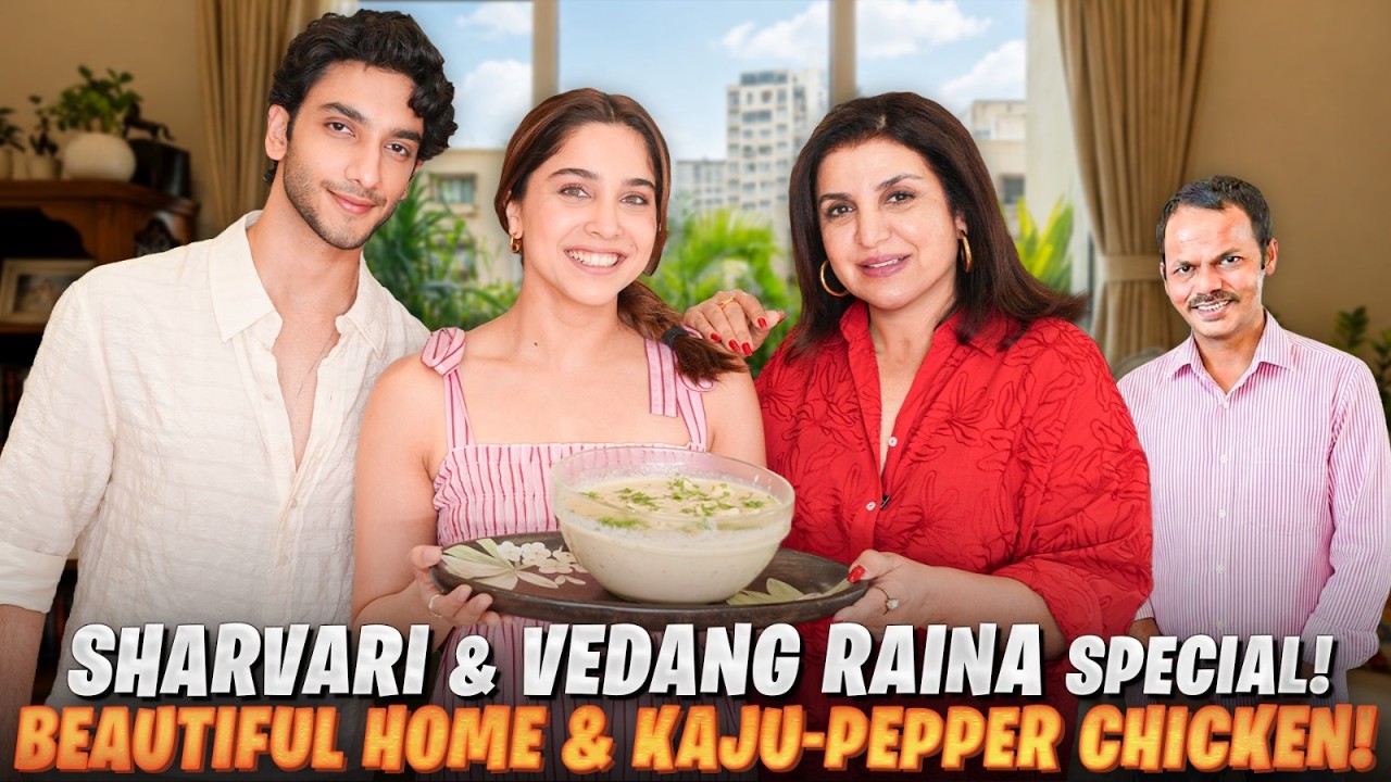 Sharvari In Vedang Raina&lsquo;s Huge Home! Struggle Stories, New Film Ki Baatein & Creamy Pepper Chicken!