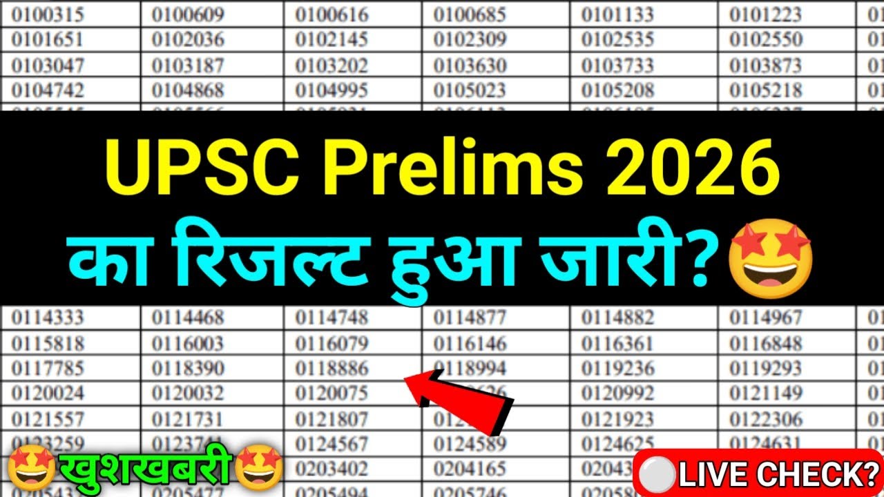 UPSC Prelims Result 2026 | upsc prelims result date 2026 | upsc prelims 2026 expected cutoff |