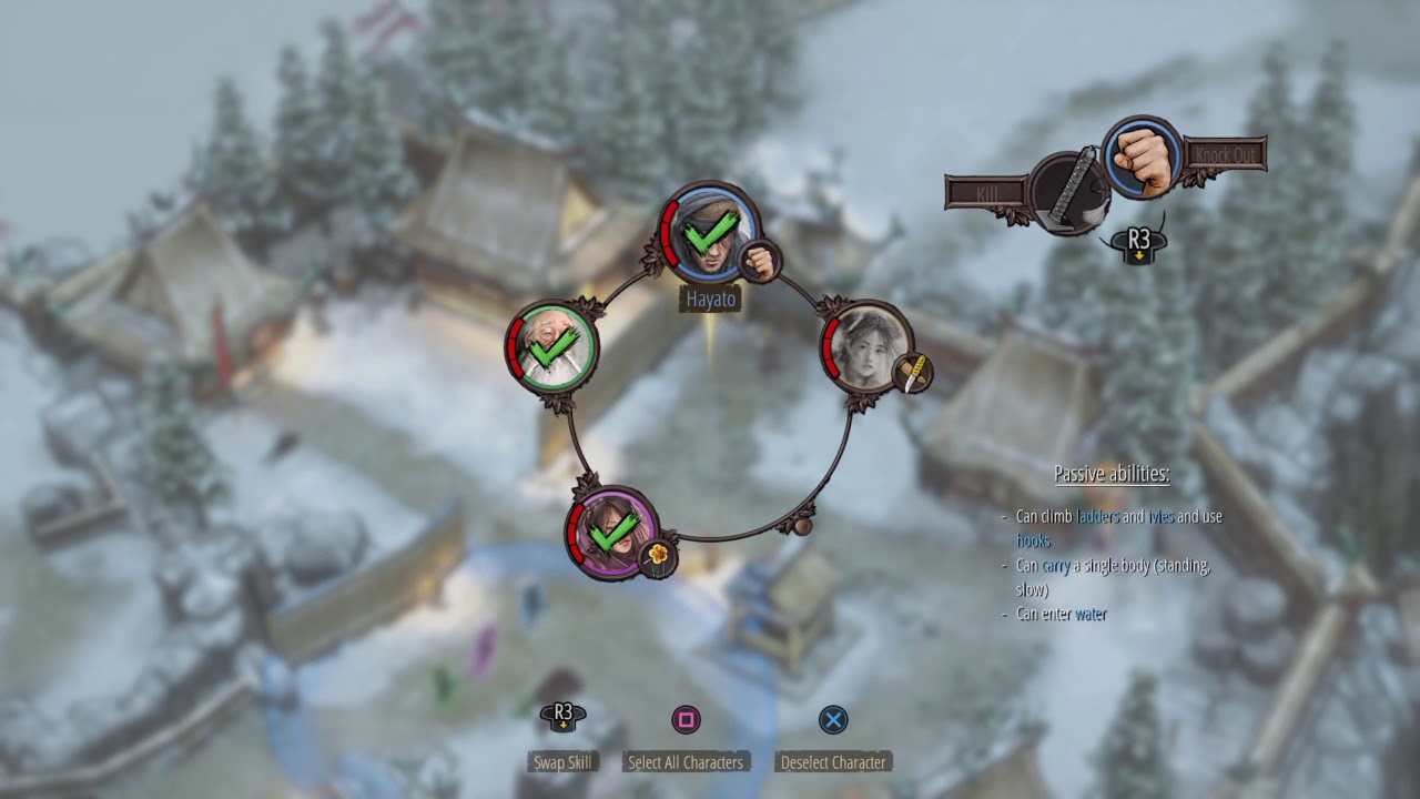 Shadow Tactics Hardcore PS4 Speedrun Mount Tsuru Prison [