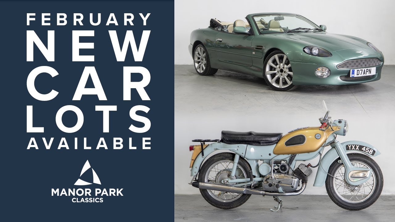 New Lots Available at Barons Manor Park Classics | Car & Bike Auction Preview