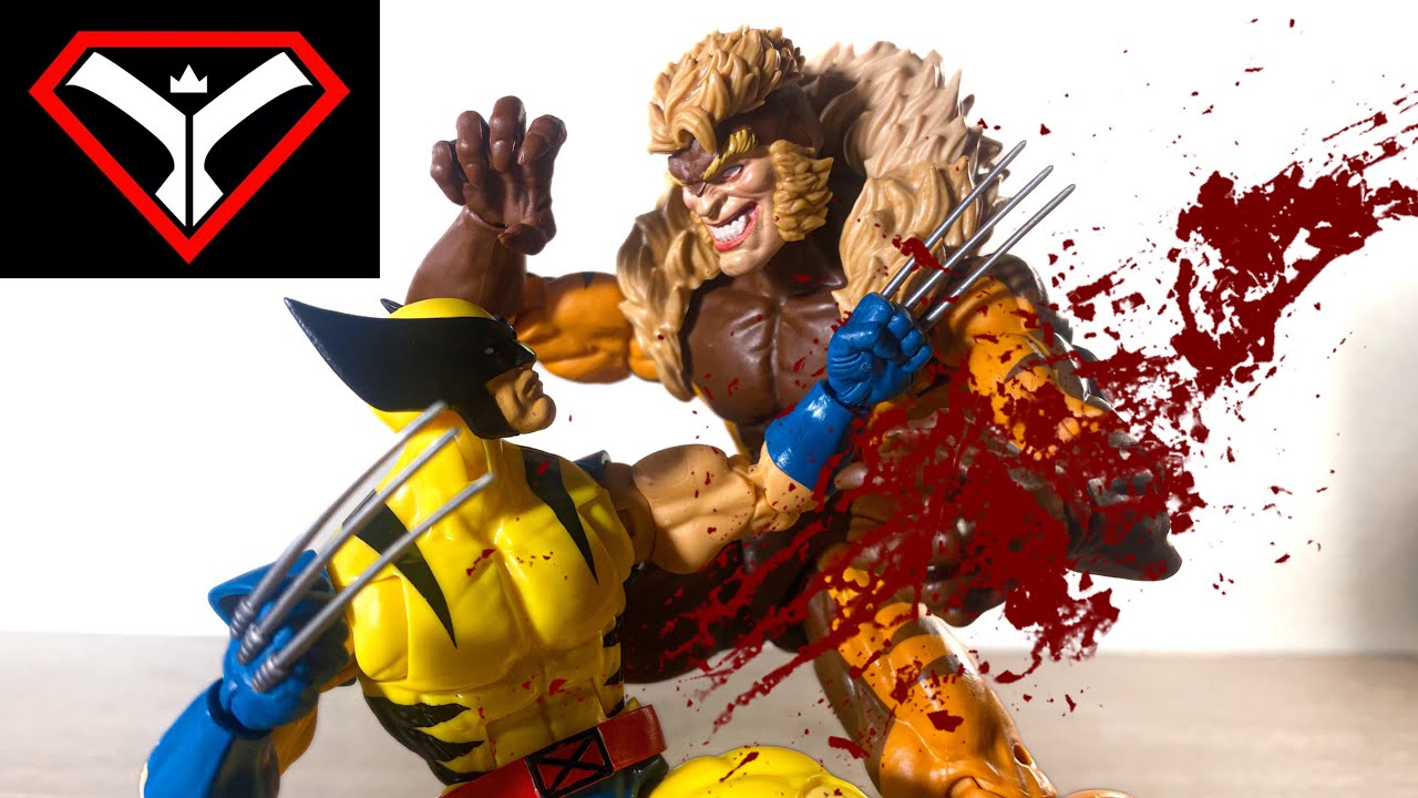 Wolverine vs Sabertooth Stop Motion