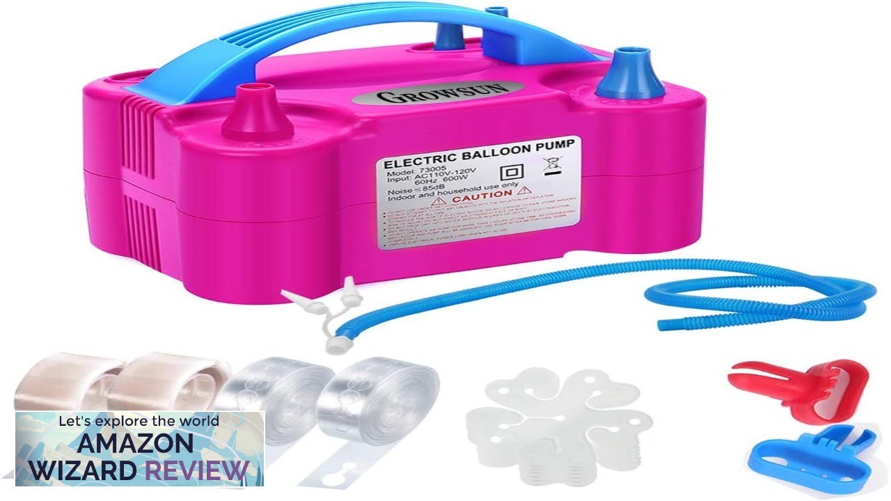 Growsun Balloon Pump Kit Electric Balloon Garland Arch Kit Air Blower Inflator Review