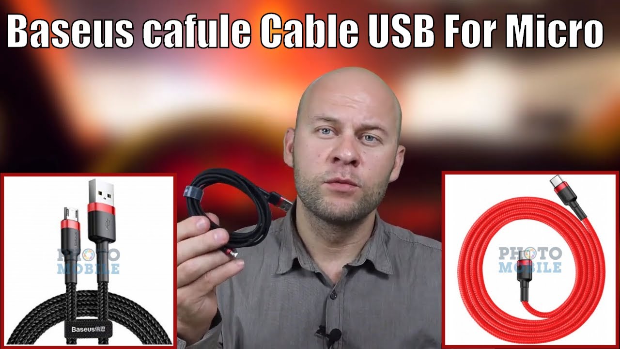 Добротненький Дата Кабель Baseus cafule Cable USB For Micro 1.5A 2M Red+Black. Обзор и распаковка.