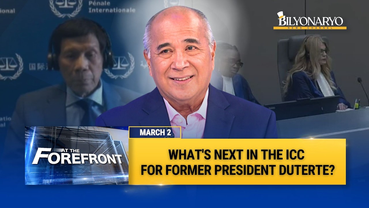 At The Forefront: What's next in the ICC for former President Duterte? | Atty. Jojo Lacanilao