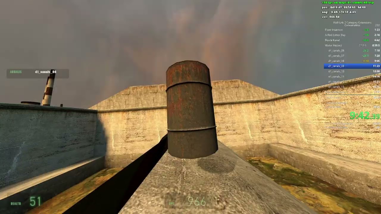 Half-Life 2 (With HL1 Movement) speedrun in 48:38