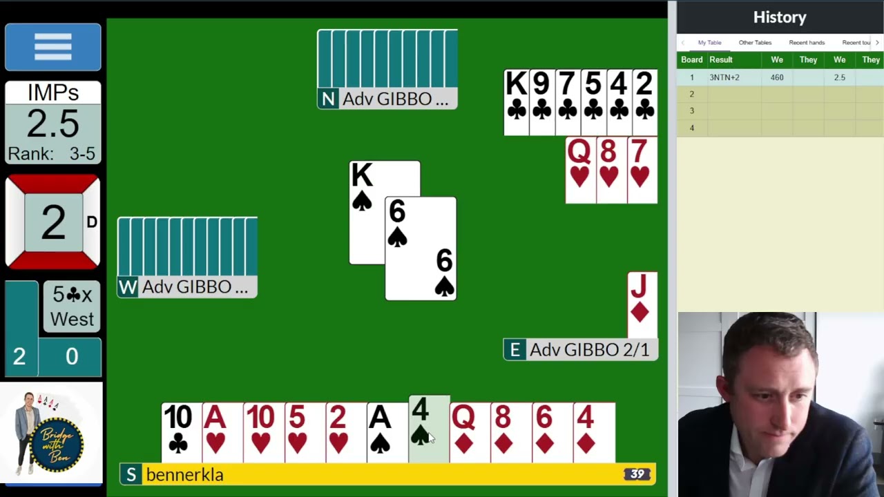 BBO Instant Tournament - 4 boards, IMPs