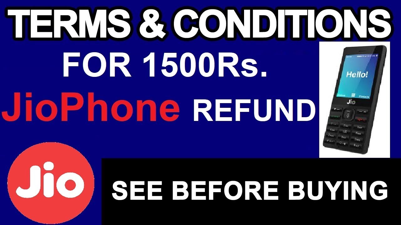 Jio Phone Terms And Conditions | Jio Phone Booking | Reliance Jio | Gujju IT