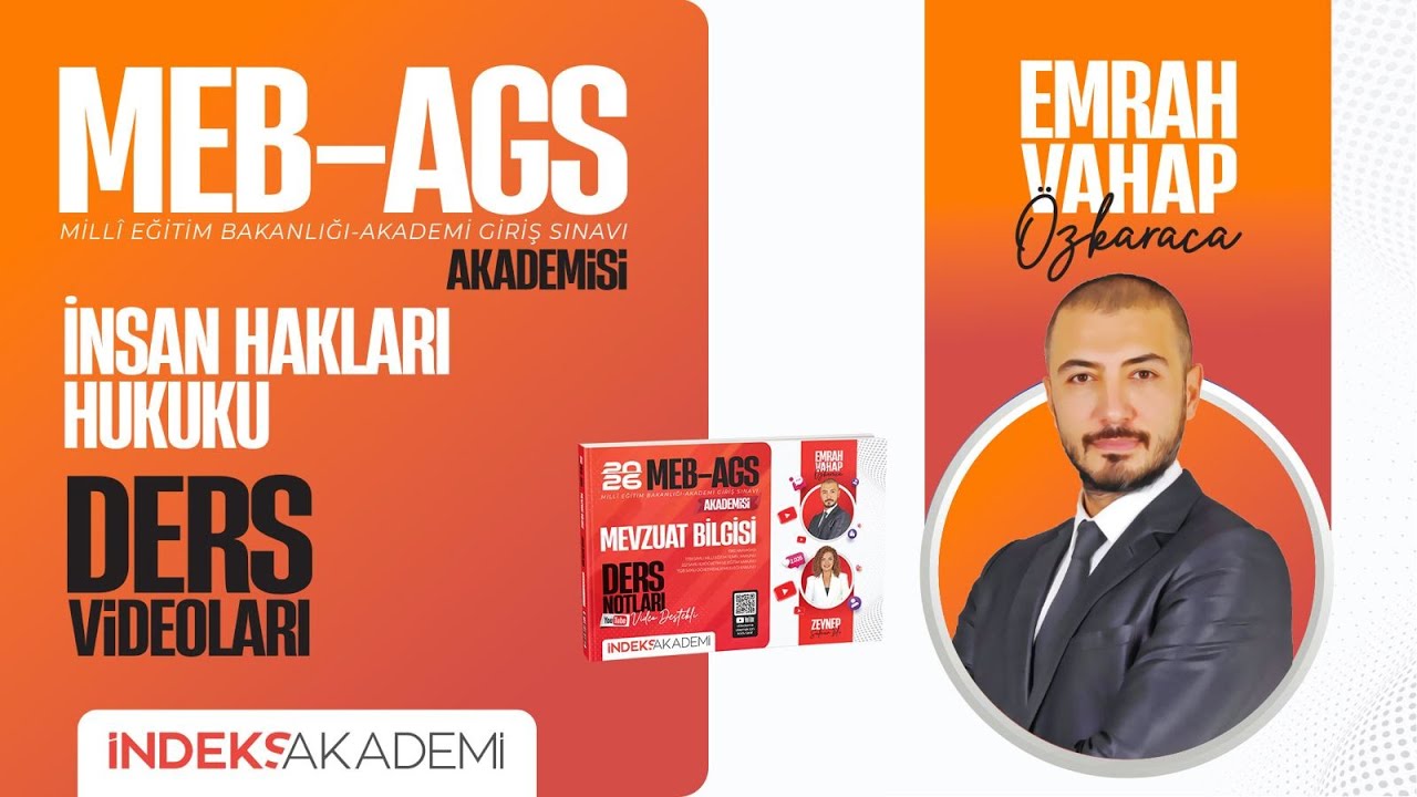 68 - 2026 AGS - Vatandaşlık - İnsan Hakları Hukuku - Emrah Vahap ÖZKARACA