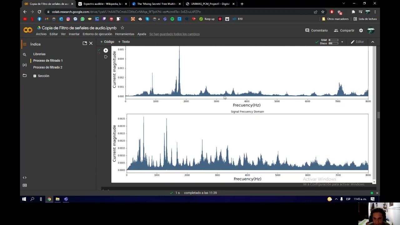 Filtrado de señales de audio con python - Proyecto 1 procesamiento de contenido multimedia